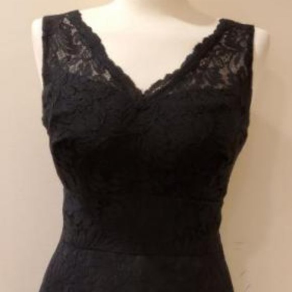 B2 Jasmine Bridesmaid B163065 All Over Lace Dress - Picture 3 of 16